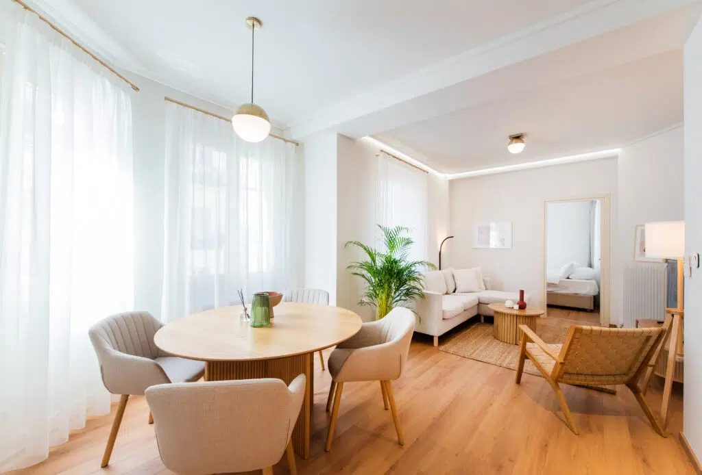 Bright living room at White Lotus
